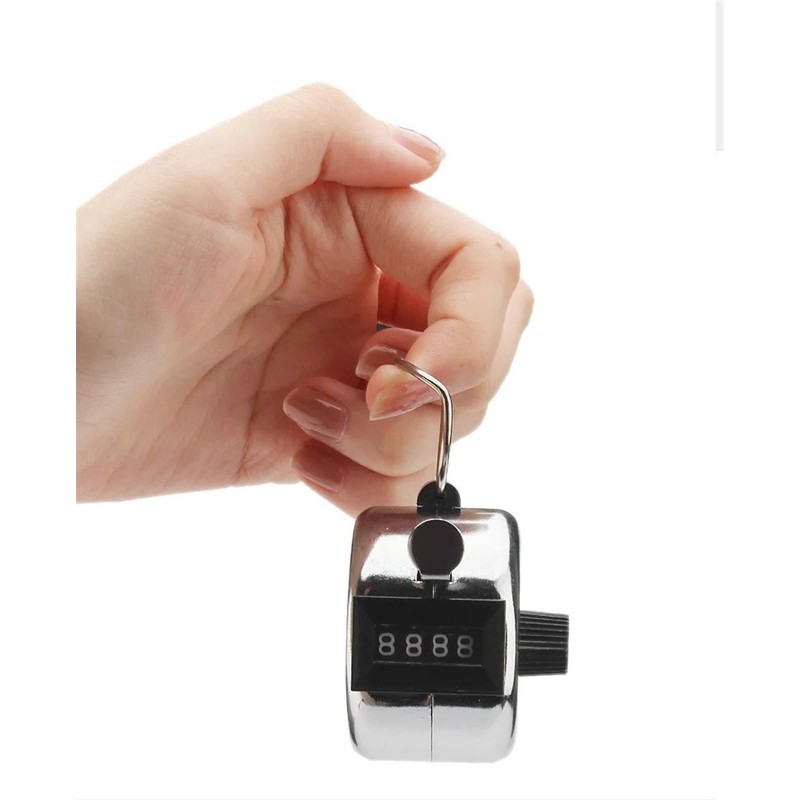 HAILM 4 Digit Number Counters Mini Hand Held Tally Counter