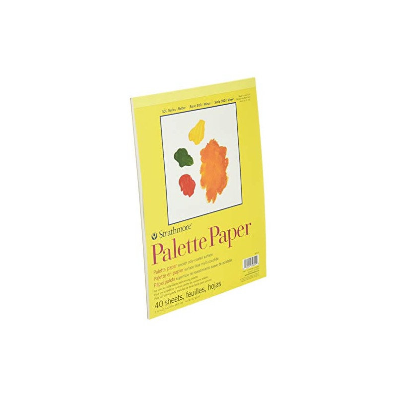 Strathmore 300 Series Palette Paper Pad, Tape Bound, 9x12 inches,