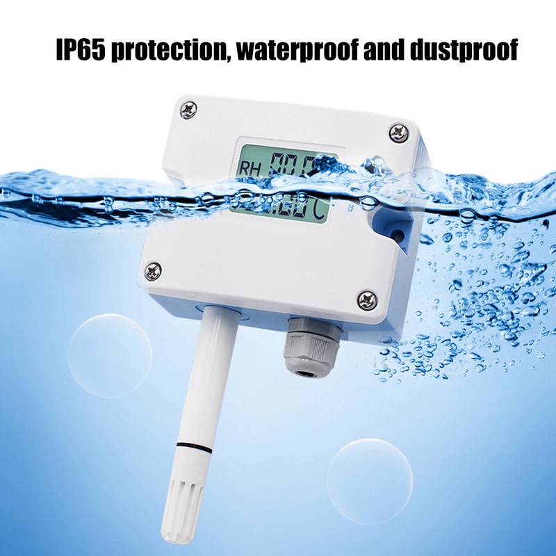 Temperature Humidity Collector Transmitter Air Duct RS485 Output Thermometer Hygrometer