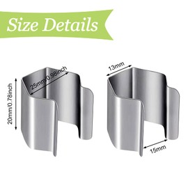 UFURMATE Screen Retainer Clips, 30Pcs Stainless Steel Window Screen Installer Clips for Installing Patio, Balcony and Garage Window Screen