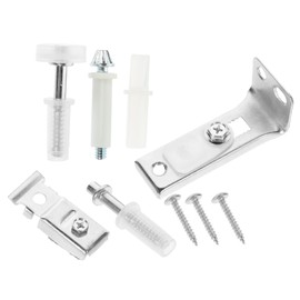 Operitacx 1 Set Sliding Door Fittings Sliding Door Kit Handle Hardware Interior Sliding Door Assembly Kit Sliding Door Fitting Cabinet Door Rail Fitting Set for Folding Doors Aluminium Alloy Silver