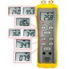 TECPEL DTM-307B digital Dual input Thermometer with type k bead