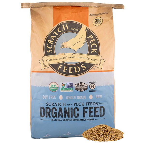 Scratch and Peck Feeds Organic Whole Barley - 40 LB