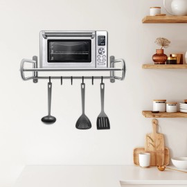 NOT INCLUDE Microwave Oven Rack Wall-Mount Kitchen Shelf Shelves Counter New Stainless Steel