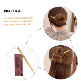 Beavorty Horn Hairpin Vintage Hair Accessories Hair Chopsticks for Women Japanese Hair Chopsticks Hair Barrettes for Japanese Chopsticks Hair Pins Hair Sticks for Buns Croissant