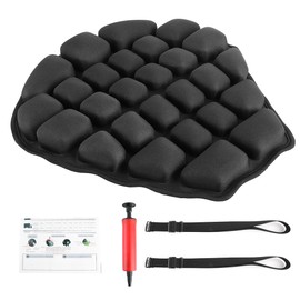 TPU Seat Cushion 3D Inflatable Air Pad Cooling AntiVibration Pressure Relief Universal for Motorcycle