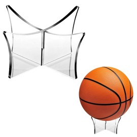 WeddHuis Acrylic Ball Holder Ball Display Stand Ball Holder for American Football Basketball Volleyball Handball Bowling Acrylic Stand Ball Holder Stand