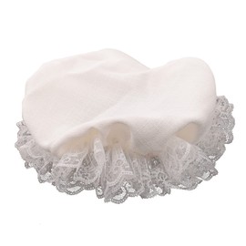 FAD-4U Victorian Maid Mop Hat Adult Fancy Dress White Maid Hat