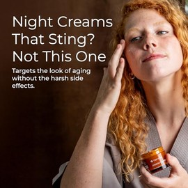 Tree To Tub Gentle, Sensitive Skin Night Cream for Face. The Only pH 5.5 Anti Aging Night Cream with Retinol and Hyaluronic Acid for Glowing Skin.... 