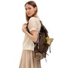 KUOIN Medieval Drawstring Backpack, Vinatge LARP Camping Renaissance Costume Accessories,