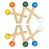 esahpss 10 Pack Pegboard Hooks, Wood Hooks for Wood Pegboard