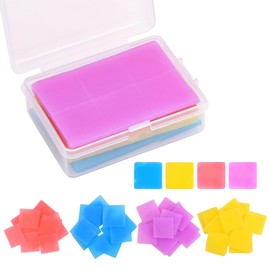 48 Pieces DIY Painting Glue Clay Set, Diamond Painting Pen Glue, Colourful Diamond Painting Wax with Storage Box for 5D Diamond Painting Embroidery Accessories (0.78 in x 0.78 in)