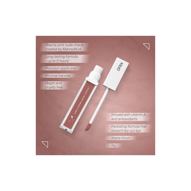 Ofra Long Lasting Liquid Lip Gloss For Women, Aries, 0.2
