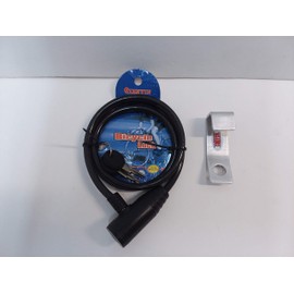 CodyCo Aluminum Security Cooler Lock Bracket with 3' Lock & Cable Fits Pelican Elite