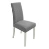 4PCS Durable Elastic Dustproof Slipcover Seat Chair Cover (Gray)