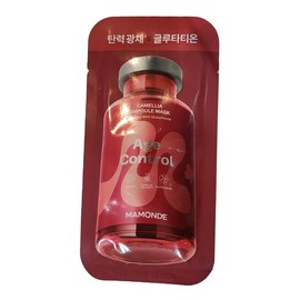 Mamonde Age Control Camellia Ampoule Mask Pack (1 sheet) / 에이지 컨트롤 카멜리아 앰플 마스크팩 (1매)