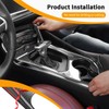 Hoolcar Center Console Dashboard Navigation Panel Trim Gear Shift Cover
