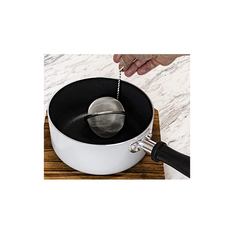 Suncraft BS-221 Misai Naka Ball Tea Strainer, Made in Japan