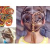 300Pcs Elastic Rubber Bands Coloured File Folder Rubber Bands Natural