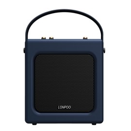 LONPOO Portable Karaoke Machine for Adults and Kids,Build-in 3600mAh Rechargeable Battery,20 Watts RMS with Bluetooth,USB Playback,Aux-in 3.5mm Earphone Port, Microphone Not Included