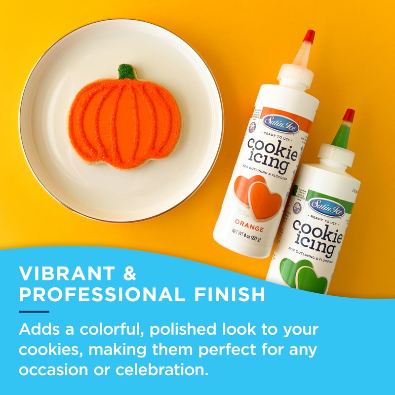 Satin Ice Pink Cookie Icing - 8oz - Bottle