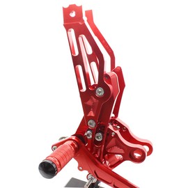 Krace Motorcycle Rearsets Foot Pegs Rear Set Footrests Brake Shift Pedals Fully Adjustable Foot Boards Fit For Honda Grom MSX 125 2012 2013 2014 2015