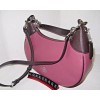Coach CJ864 Mara Hobo Shoulder Crossbody Bag Light Raspberry Contrast
