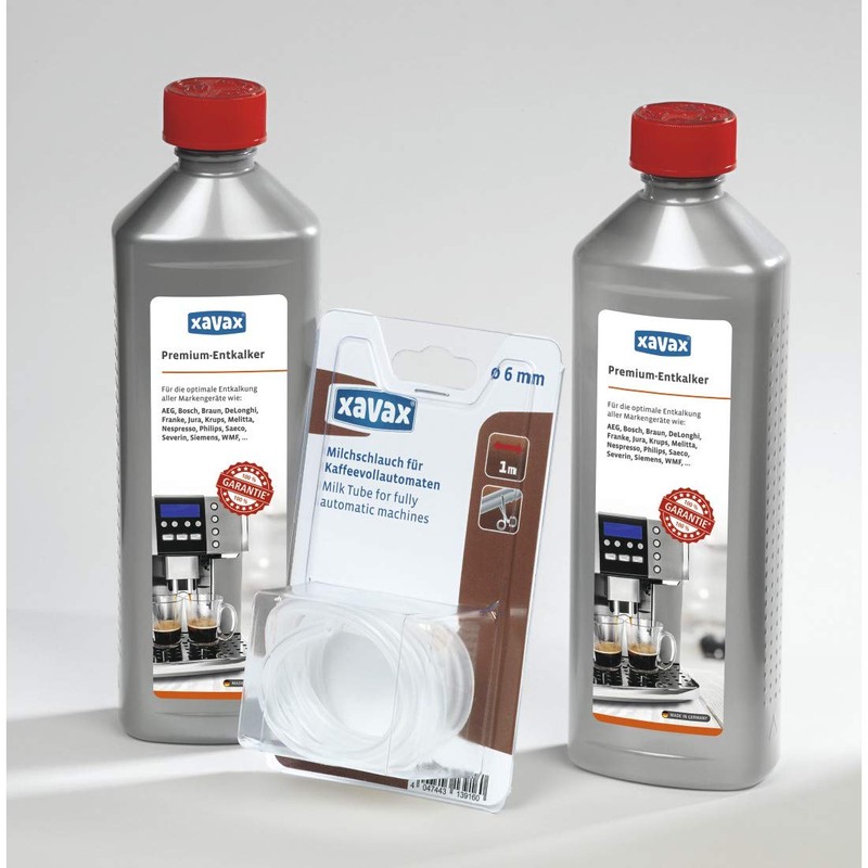 Xavax Premium Entkalker 500 ml (Universal-Entkalker für Kaffeevollautomaten und Espressomaschinen)