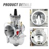 JUUDDENPARTS 34MM Power Jet Carburetor, Motorcycle Carburetor Carburettor for 2/4