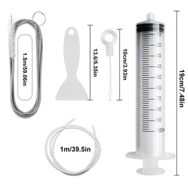 5 Pcs Fridge Drain Hole Cleaning Tool,Fridge Dredger Set,Refrigerator Drain Hole Blockage Remover Kits,Reusable Refrigerator Drain Dredging Tool Kit,Fridge Cleaning Kit