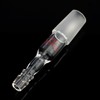 stonylab Glass Inlet Adapter, 1 Pack Borosilicate Glass Straight Inlet