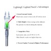 LightingU 12pcs S Led Lighted Nocks Fit for 6.2 mm