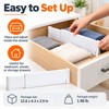 2-Pack Adjustable Drawer Dividers - 11.6–19.6 in Expandable Organizers for