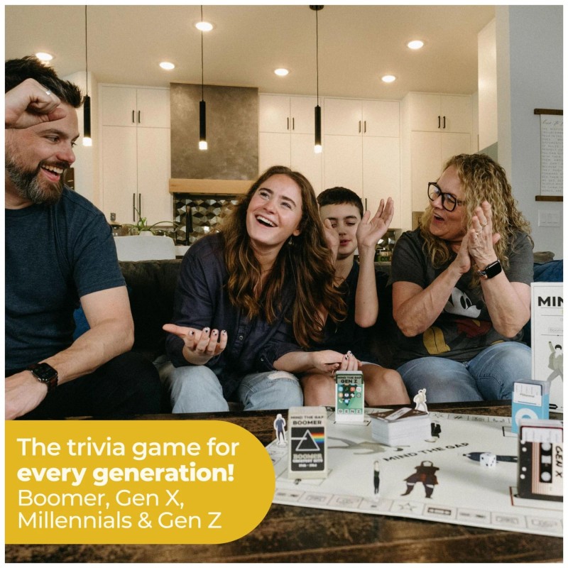 Spin Master Games Mind the Gap Deluxe Trivia Board Game