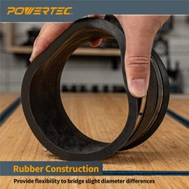 POWERTEC 70346 Big Gulp Dust Hood with 4" Flex Cuff and 4" to 2-1/2" Reducer