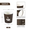 LITOPAK 500 Pack 4 oz Paper Cups, Disposable Coffee Cups,