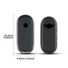 KUNGKIC Aluminum Alloy Leather Protector Smart Key Case Keychain for