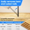 meite BW100 Pneumatic Nail Remover, Professional Heavy Duty Air Punch