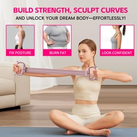 Adjustable Silicone 4 Tube Resistance Band (Pink)