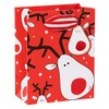 Rudolph Reindeer Selfie Christmas Small Gift Bag – Red Xmas
