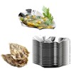 Suwimut Set of 20 Oyster Shells Stainless Steel Reusable -