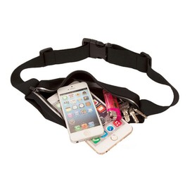 K-S-Trade Belt Bag Shoulder Bag Waist Bag Compatible With Cubot Pocket 3, Black. Sport Fitness Running Exercise Rainproof Cover 1x