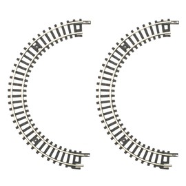 Z Gauge R091 Curved Railway R45mm 180° Set of 2 R091 Model Railway Supplies