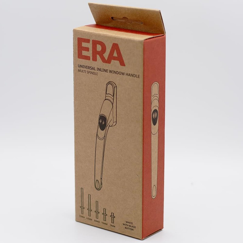 ERA Universal Window Handle Inline Espag Handle Multi-Spindle White