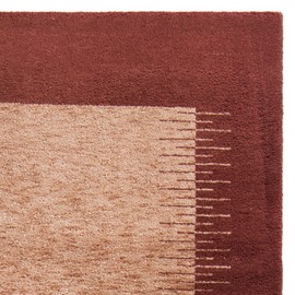 SAFAVIEH Gabbeh Collection 4' x 6' Assorted GB127D Hand-Knotted Traditional Premium Wool Area Rug