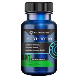 HEALTHADDICTION - Florainmne Probióticos y Prebióticos - Apoyo A La Salud Intestinal - Con Lactobacillus y Cepas Activas - 60 Cápsulas de Alta...     