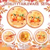 KUOLAOYUE 200 Pcs Little Pumpkin Baby Shower Party Decoration Set
