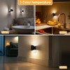 Briignite Night Lights Plug into Wall, 3CCT Modern LED Night