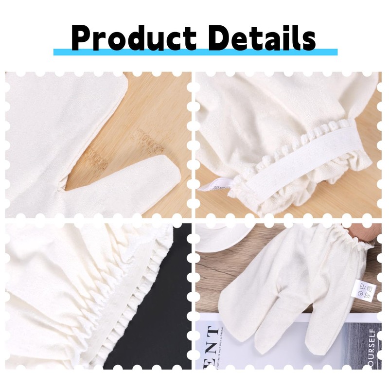 1pcs Massage Gloves, Mulberry Raw Silk Exfoliating Bath Shower Gloves