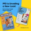 PPD 10 Sheets Inkjet Clear Transparent Self Adhesive Sticker Paper